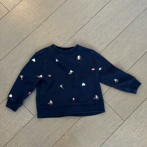 Janie and Jack Embroidered Ski Sweatshirt 3T
